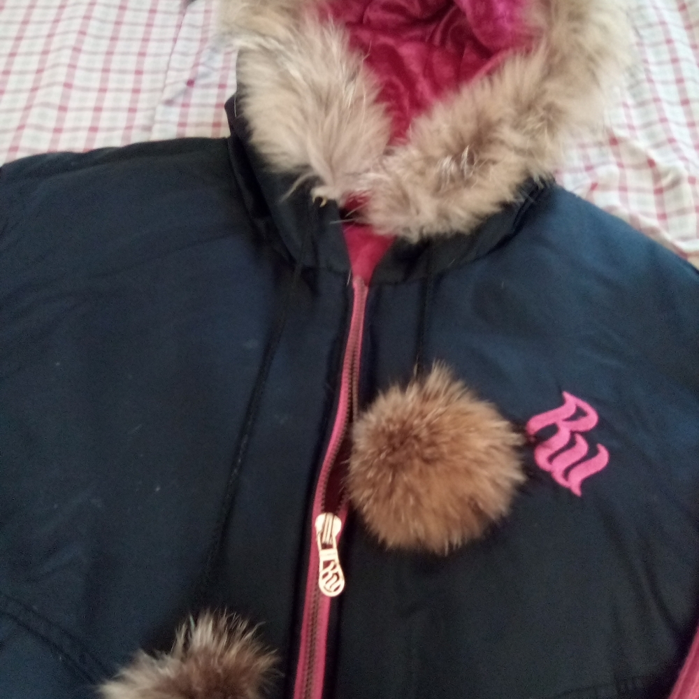 Vintage Rocawear gosse feather jacket with sweater